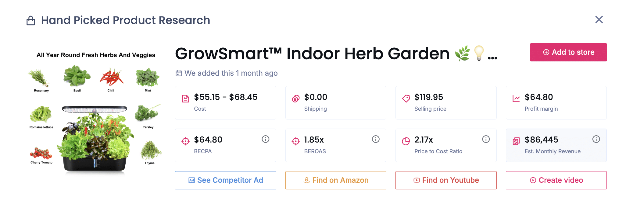 GrowSmart Indoor Herb Garden